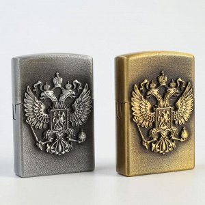 Зажигалка «Россия», кремний, газ, микс