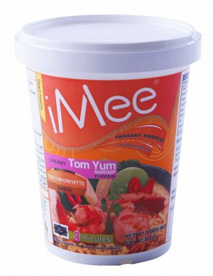 Сублимированная лапша со вкусом сливочного тайского супа ТОМ ЯМ        с креветкой                       "iMee  Creamy Tom Yum"