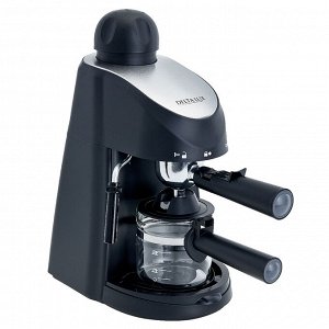 Кофеварка 800 Вт, 240 мл LUX DL-8150К рожковая черная