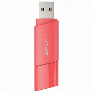 Флеш-диск 16 GB, SILICON POWER Ultima U06, USB 2.0, розовый, SP16GBUF2U06V1P