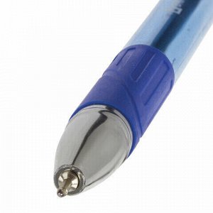 Ручка шариковая масляная с грипом BRAUBERG "Max-Oil Tone", СИНЯЯ, узел 0,7 мм, линия письма 0,35 мм, 142693