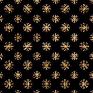 Бумага упаковочная новогодняя 70х100 см ЗОЛОТАЯ СКАЗКА "Black&amp;Gold", 5 дизайнов, 70 г/м2, 591584