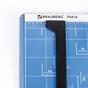 Резак сабельный BRAUBERG TS412 SABER, на 12 л., длина реза 300 мм, металлическое основание, A4, 531800