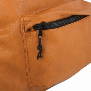 Рюкзак BRAUBERG универсальный, сити-формат, коричневый, кожзам, "Селебрити", 20 литров, 41х32х14 см, 226424
