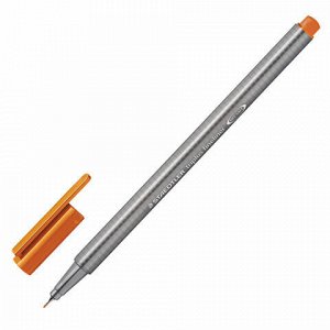 Ручка капиллярная (линер) STAEDTLER "Triplus Fineliner", СВЕТЛО-КОРИЧНЕВАЯ, трехгранная, линия письма 0,3 мм, 334-7