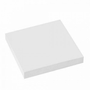 Блок самоклеящийся (стикеры) STAFF "MANAGER" 76х76 мм, 100 листов, белый, 129350