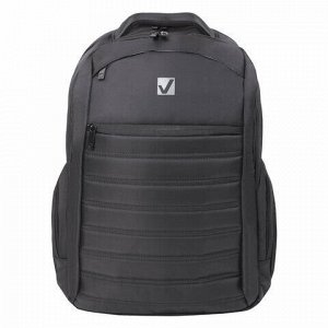 Рюкзак для школы и офиса BRAUBERG &quot;Patrol&quot;, 20 л, размер 47х30х13 см, ткань, черный, 224444
