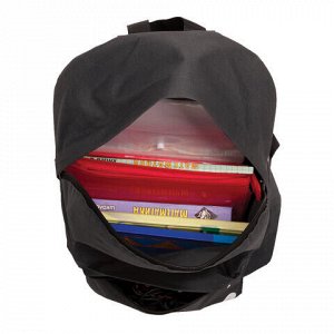 Рюкзак STAFF "STREET" универсальный, черный, 38x28x12 см, 226370