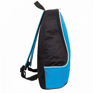 Рюкзак STAFF FLASH универсальный, сине-черный, 40х30х16 см, 226373