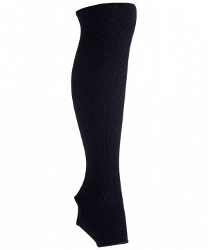 Гетры гимнастические разогревочные Stella Black, шерсть, 40 см