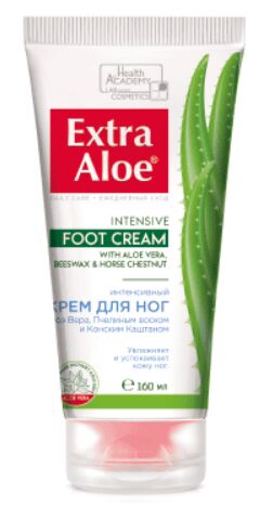 EXTRA ALOE Крем д/ног интенсивный "Dermo-Cream" 160мл
