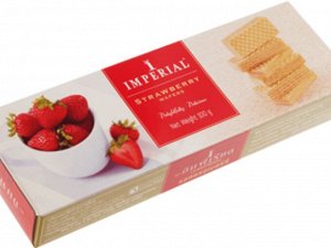 Вафли клубничные (Imperial Wafer Cream Strawberry 100 g.)
