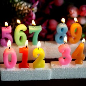 Свечи для торта - цифры
