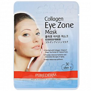 Purederm Collagen Eye Zone Mask Коллагеновая маска-патч под глаза