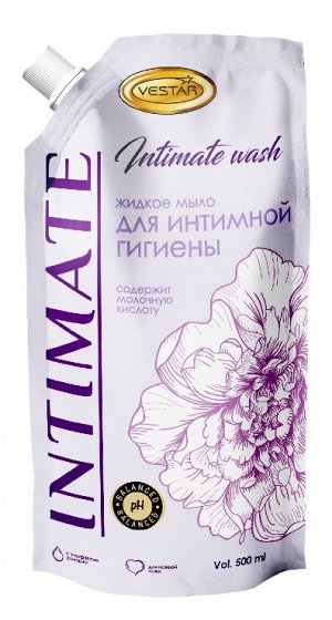 VESTAR Мыло жидкое 500мл "INTIMATE" для интимной гигиены