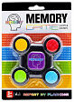 Мемори Цель игры «Мемори» - тренировка внимательности, концентрацию и память - это включает в себя повторение последовательностей случайно отображаемых цветов.  Игра начинается нажатием на большую кно