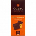 «O&#039;Zera», шоколад горький с апельсиновым маслом Dark&amp;Orange, 90 г
