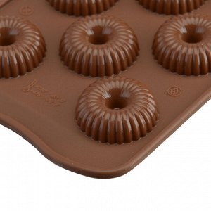 Форма для приготовления конфет Choco Crown 11 х 24 см силиконовая