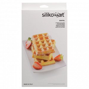 Форма для приготовления вафель Waffel Classic силиконовая золотая