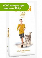 GOSBI LIFE VITAL WITH SALMON MAXI сухой корм для собак крупных пород С ЛОСОСЕМ 15кг