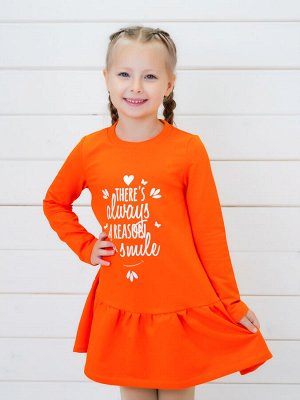 Платье LOVE оранжевый