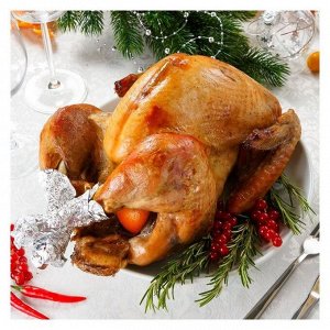 Индейка с фруктами, имбирем и зеленью вес 6кг