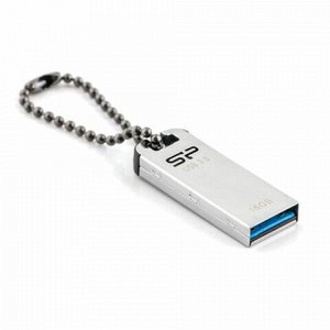Флеш-диск 16 GB, SILICON POWER Jewel J10, USB 3.1, металлический корпус, черный, SP16GBUF3J10V1K