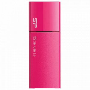 Флеш-диск 32 GB SILICON POWER Blaze B05 USB 3.1, розовый, SP32GBUF3B05V1H