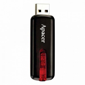Флеш-диск 32 GB APACER Handy Steno AH326, USB 2.0, черный, AP32GAH326B-1