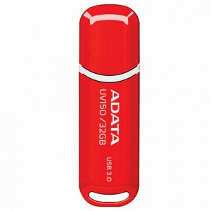 Флеш-диск 32 GB A-DATA UV150 USB 3.0, красный, AUV150-32G-RRD