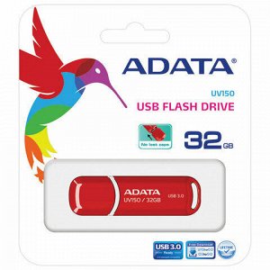 Флеш-диск 32 GB A-DATA UV150 USB 3.0, красный, AUV150-32G-RRD