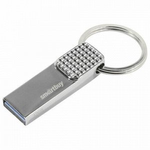 Флеш-диск 32 GB SMARTBUY Ring USB 3.0, серебристый, SB32GBRN