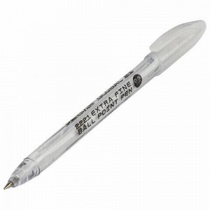 Ручка шариковая масляная PENSAN "Global-21", ЧЕРНАЯ, корпус прозрачный, узел 0,5 мм, линия письма 0,3 мм, 2221