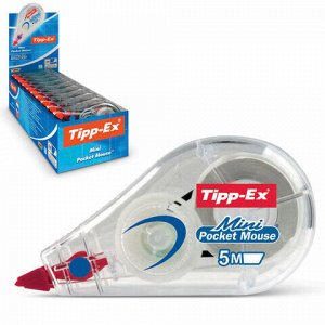 Корректирующая лента BIC "Tipp-ex Mini Pocket Mouse", 5 мм х 6 м, 932564