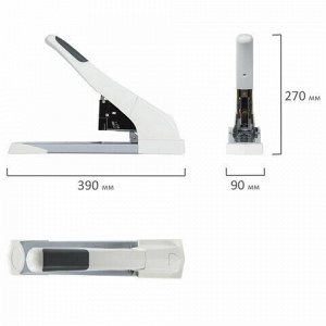 Степлер ЭНЕРГОСБЕРЕГАЮЩИЙ МОЩНЫЙ №24/6-23/24 BRAUBERG "Easy Press", до 200 листов, БЕЗ УСИЛИЙ, 227719