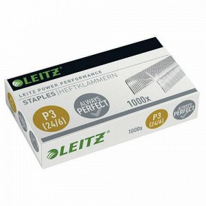 Скобы для степлера LEITZ "Power Performance P3" № 24/6, 1000 шт., до 30 листов, 55700000