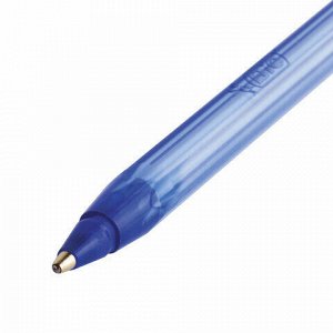 Ручка шариковая масляная BIC "Cristal Soft", СИНЯЯ, корпус тонированный, узел 1,2 мм, линия 0,35 мм, 951434