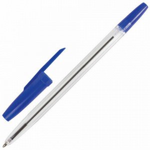Ручка шариковая ГВАРДИЯ &quot;Line&quot;, корпус прозрачный, узел 1 мм, линия письма 0,5 мм, синяя,143207