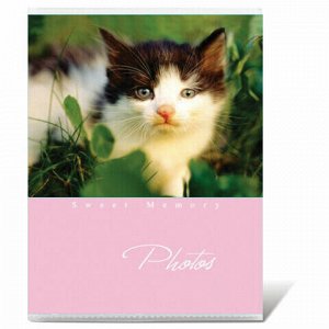 Фотоальбом BRAUBERG на 36 фото 10х15 см, мягкая обложка, "Котята/Щенки", ассорти, 390650