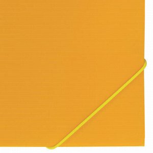 Папка на резинках BRAUBERG &quot;Contract&quot;, желтая, до 300 листов, 0,5 мм, бизнес-класс, 221800