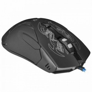Мышь проводная игровая DEFENDER Bionic GM-250L, USB, 5 кнопок + 1 колесо-кнопка, оптическая, черная, 52250