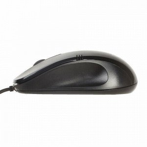 Мышь проводная GEMBIRD MOP-100, USB, 2 кнопки + 1 колесо-кнопка, оптическая, чёрная