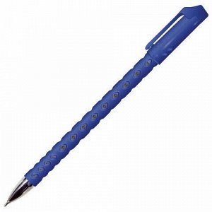 Ручка шариковая масляная BRAUBERG "Orient", СИНЯЯ, корпус синий, узел 0,7 мм, линия письма 0,35 мм, 142999