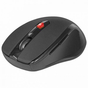 Мышь беспроводная DEFENDER Ultra MM-315, USB, 5 кнопок + 1 колесо-кнопка, оптическая, черная, 52315