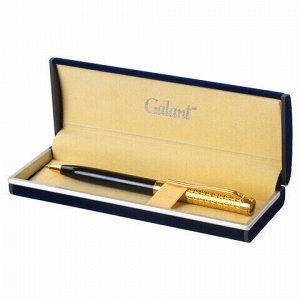 Ручка подарочная шариковая GALANT &quot;Empire Gold&quot;, корпус черный с золотистым, золотистые детали, пишущий узел 0,7 мм, синяя, 140960