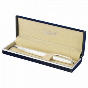 Ручка подарочная шариковая GALANT &quot;Royal Platinum&quot;, корпус серебристый, хромированные детали, пишущий узел 0,7 мм, синяя, 140962