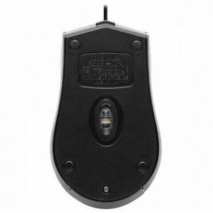 Мышь проводная DEFENDER HIT MB-530, USB, 2 кнопки + 1 колесо-кнопка, оптическая, черная, 52530
