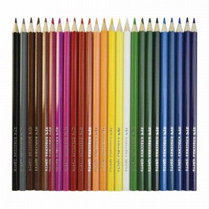 Карандаши цветные ЛУЧ "Классика", 24 цвета, заточенные, шестигранные, картонная упаковка, 29С 1712-08
