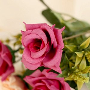 Букет "Розы с завитками" 26 см, микс