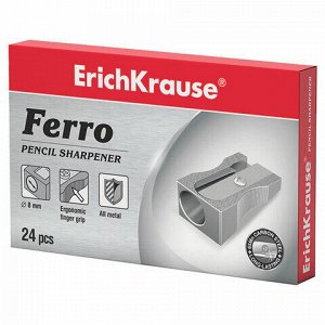 Точилка ERICH KRAUSE "Ferro", металлическая клиновидная, 7074
